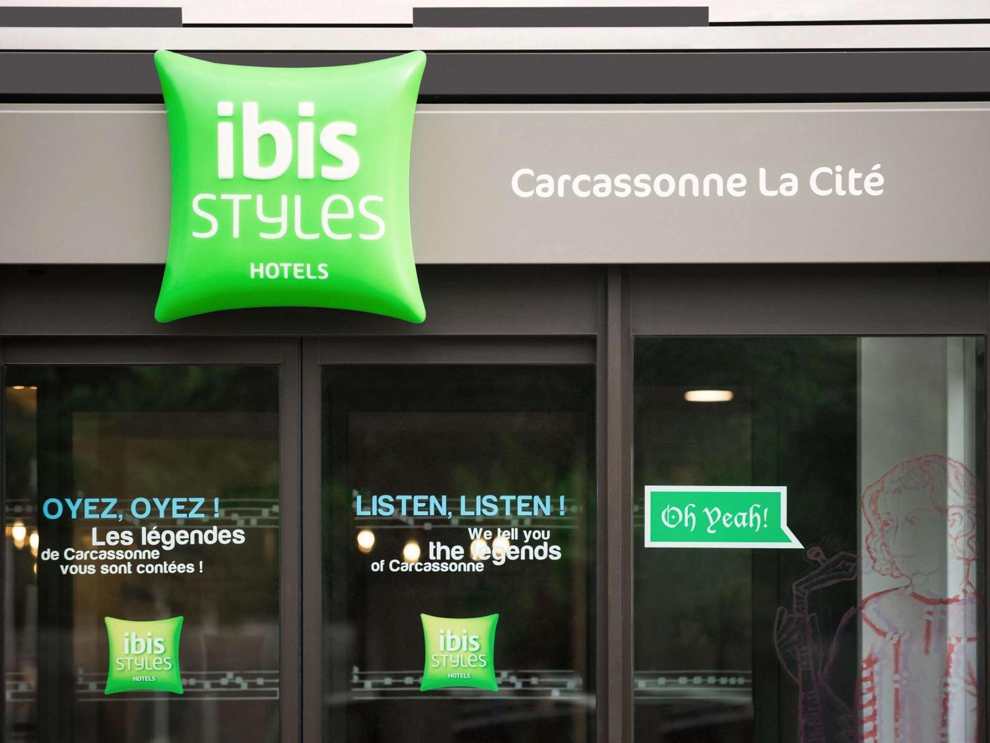 Ibis Styles Carcassonne La Cite Hotell Eksteriør bilde